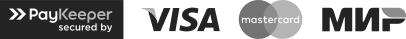 VISA, MASTER CARD, МИР, PayKeeper